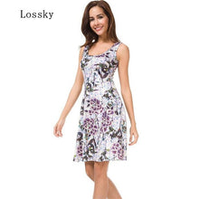 Load image into Gallery viewer, High Quality Women Sleeveless Print Dress
