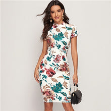 Load image into Gallery viewer, Women Spring Cap Sleeve Bodycon
