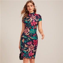 Load image into Gallery viewer, Women Spring Cap Sleeve Bodycon
